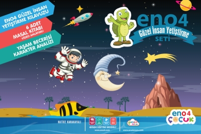 Güzel İnsan Yetiştirme Kılavuzu 1 + Eno4 Masal Seti (6 Masal) + Yaşam Becerisi ve Karakter Analizi (2 Adet)
